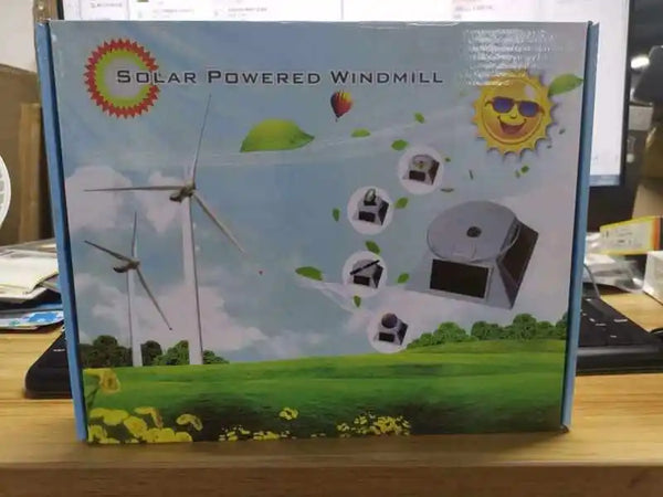 Solar-Powered Windmill STEM Kit for Kids – DIY Renewable Energy Science Toy