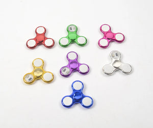 6-Color LED Glow Fidget Spinner - Light-Up Stress Relief Toy for Kids & Adults