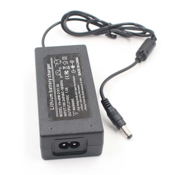 21V DC Power Adapter Charger for 5-Series Lithium Batteries – Compact, Safe, & Fast Charging Solution