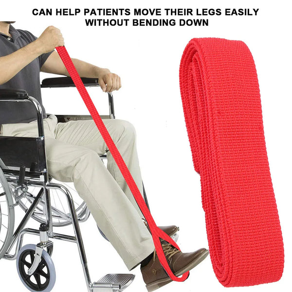 Adjustable Leg Lift Strap for Elderly & Disabled – Ergonomic Mobility Aid for Caregivers