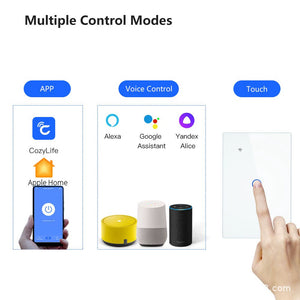 Apple HomeKit Smart Switch – MFi Certified, Siri Voice Control, Easy Setup for Smart Homes