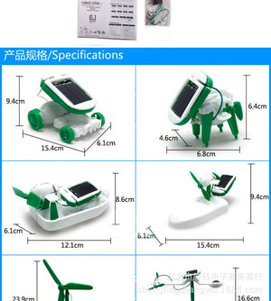 Kit de montaje de energía solar seis en uno para hacer uno mismo