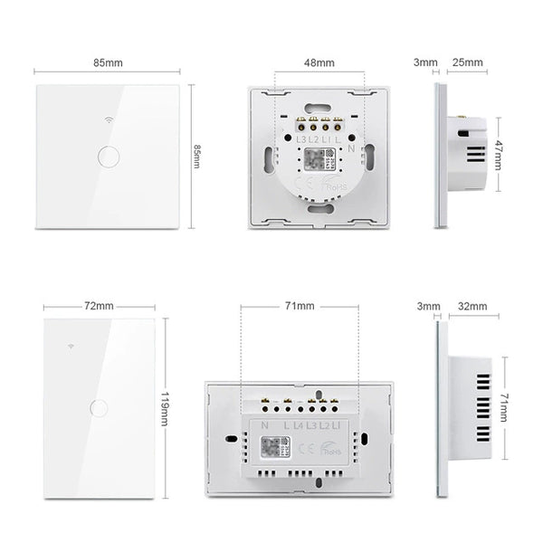 Apple HomeKit Smart Switch – MFi Certified, Siri Voice Control, Easy Setup for Smart Homes