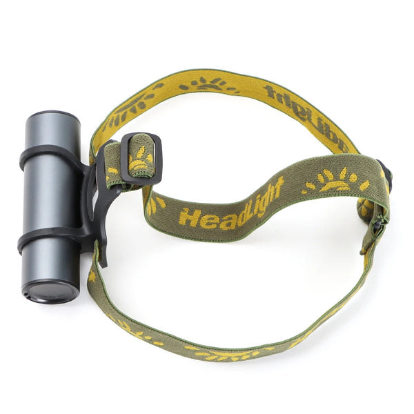 Adjustable Headlamp Strap for 18650 Flashlights – Secure, Comfortable, Hands-Free Light