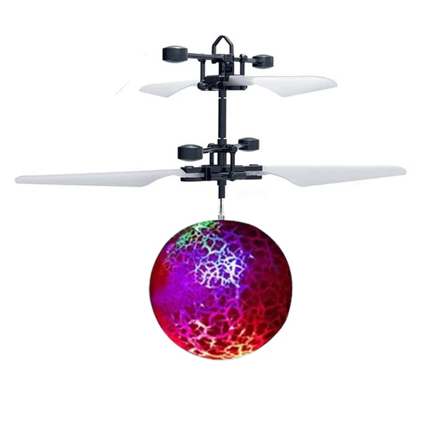 Glow-in-the-Dark Hand-Controlled Flying Ball Drone for Kids – Interactive LED Toy for Indoor & Outdoor Fun