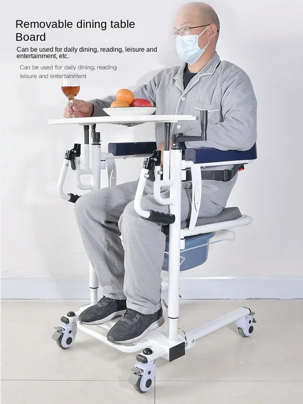 5-in-1 Multi-Functional Patient Lift Chair for Elderly & Disabled Care – All-in-One Mobility Solution