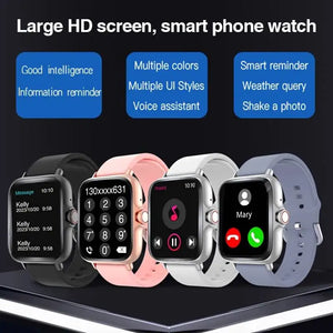 Smart Fitness Watch with Multi-Sport Modes, Heart Rate & Sleep Tracking for iPhone & Android