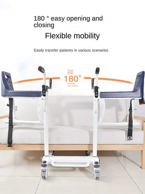 5-in-1 Multi-Functional Patient Lift Chair for Elderly & Disabled Care – All-in-One Mobility Solution