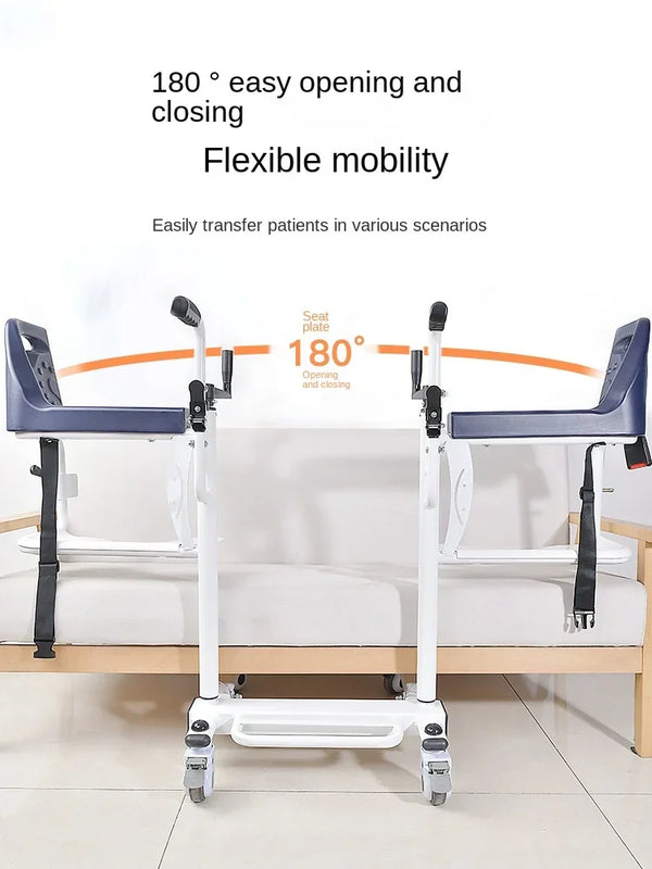 5-in-1 Multi-Functional Patient Lift Chair for Elderly & Disabled Care – All-in-One Mobility Solution