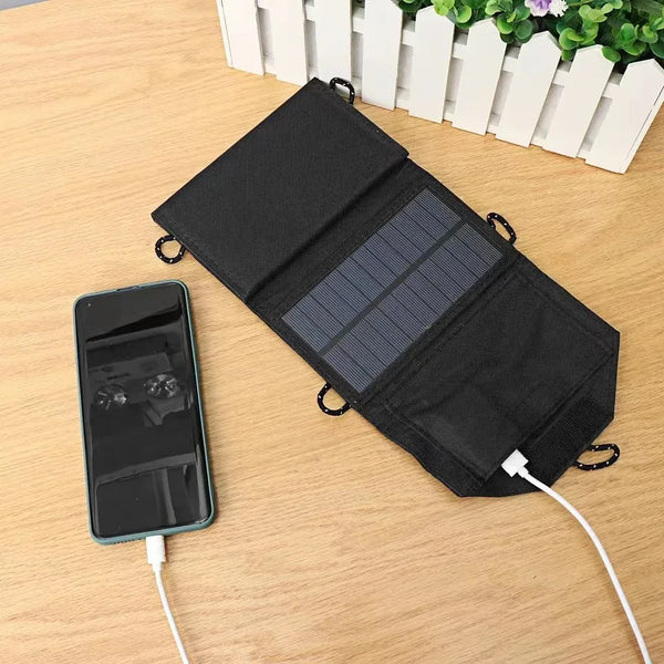 500W Portable Solar Charger - Foldable Fast-Charging Panel for Camping, Hiking & Outdoor Adventures