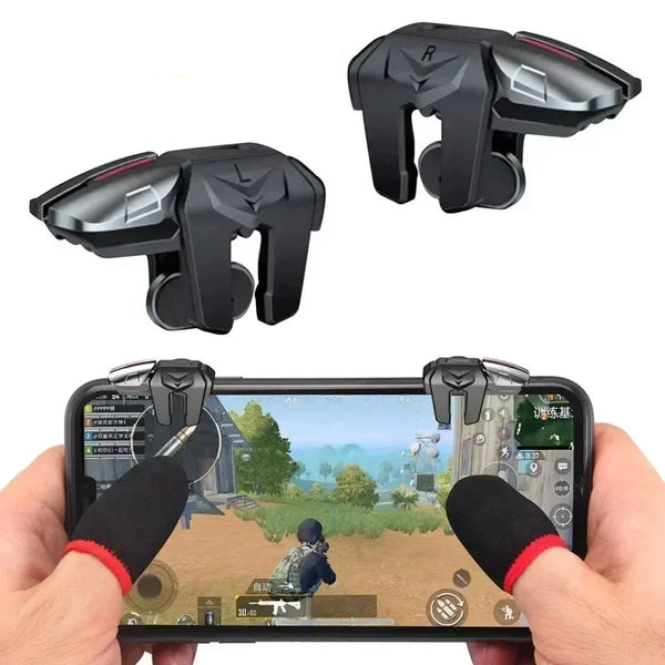 G21 Six-Finger Mobile Gaming Trigger – Universal Controller for PUBG, Fortnite & More