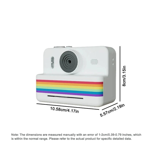 Kids Instant Print Camera with Mini Printer – Fun, Portable Photo & Video Toy for Creative Play