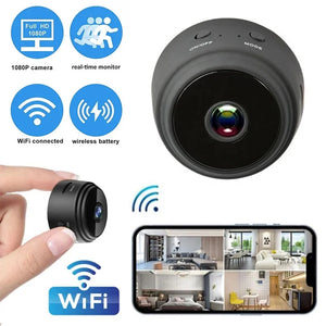 1080P HD WiFi Security Camera with Night Vision, Two-Way Audio & Smart App Control