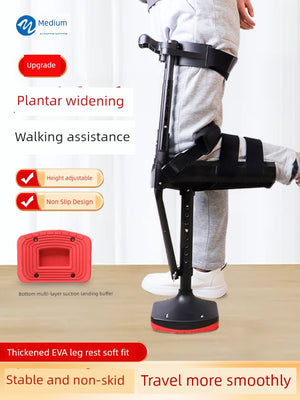 Adjustable Lightweight Knee Crutches for Injury Recovery & Mobility Support