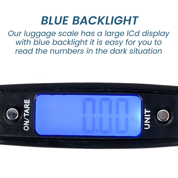 50kg Portable Digital Luggage Scale – Compact Handheld Suitcase Weighing Tool for Travelers