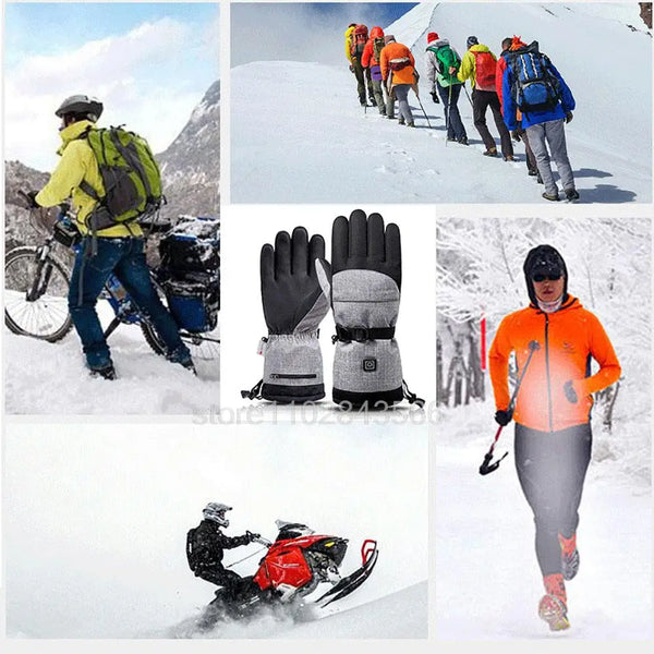 Rechargeable Heated Gloves for Winter Sports & Outdoor Adventures – Stay Warm Anywhere