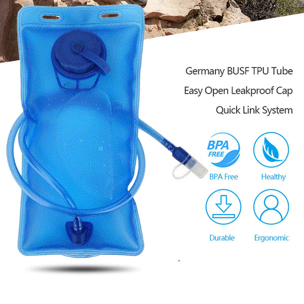 2L Leak-Proof Hydration Bladder with Drinking Tube – Foldable Water Reservoir for Hiking, Camping & Outdoor Adventures