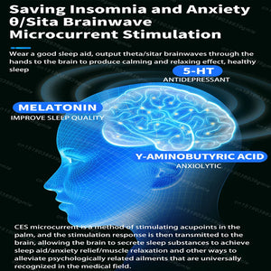 CES Microcurrent Sleep Device – Natural Insomnia Relief, Anxiety Aid & Deep Sleep Therapy