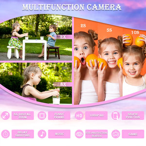 Kids Digital Camera – 1080p HD Video & Photo Camera for Children, Durable & Easy-to-Use