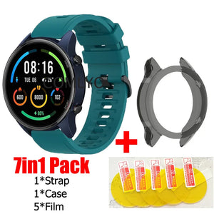 Xiaomi Mi Smart Watch 7-in-1 Protection Kit – Silicone Strap, TPU Case, Screen Protector