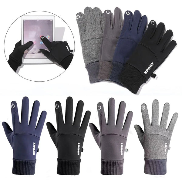 Windproof Waterproof Touchscreen Winter Gloves for Cycling, Hiking & Outdoor Adventures