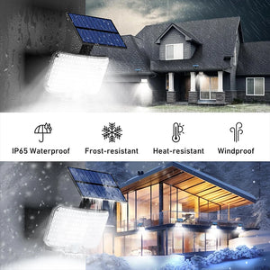 Solar Motion Sensor Wall Light – Bright, Waterproof Outdoor Security Lighting