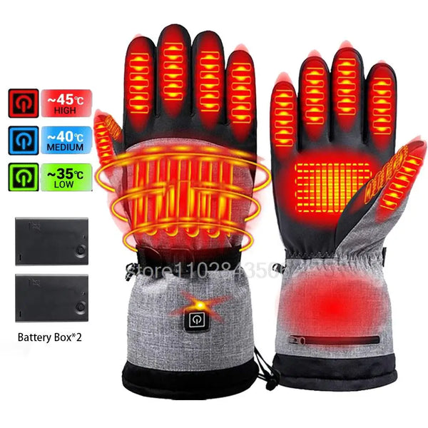 Rechargeable Heated Gloves for Winter Sports & Outdoor Adventures – Stay Warm Anywhere