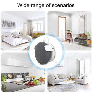 Google Home Mini Wall Mount with Cord Organizer - Space-Saving Outlet Holder