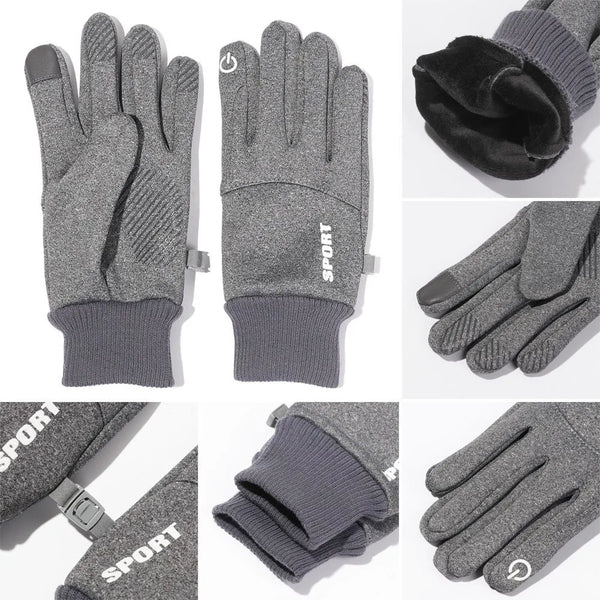 Windproof Waterproof Touchscreen Winter Gloves for Cycling, Hiking & Outdoor Adventures