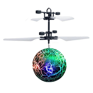 Glow-in-the-Dark Hand-Controlled Flying Ball Drone for Kids – Interactive LED Toy for Indoor & Outdoor Fun