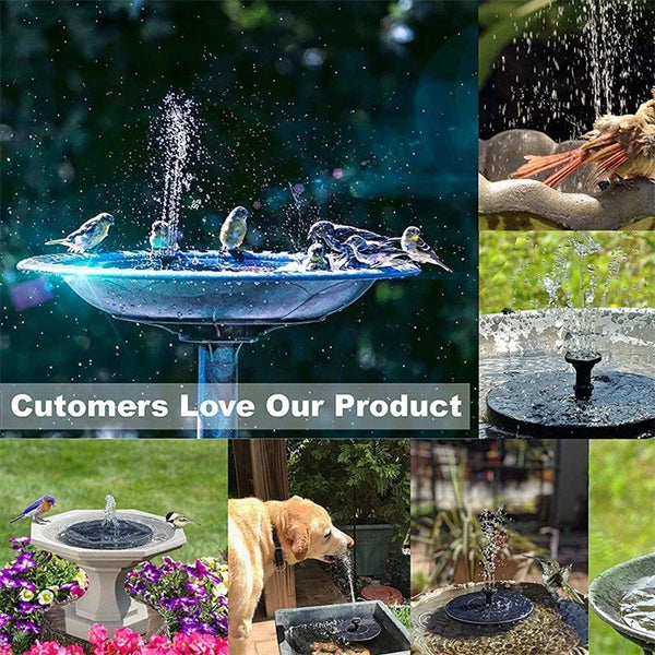 Solar Fountain Pump with LED Lights for Gardens & Ponds – Eco-Friendly & Easy Setup