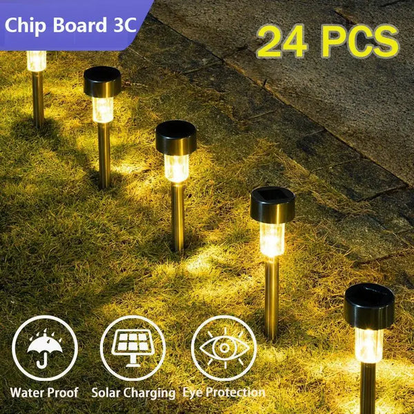 Solar Garden Lights – Waterproof, Energy-Efficient Outdoor Lighting for Gardens & Pathways