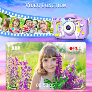 Kids Digital Camera – 1080p HD Video & Photo Camera for Children, Durable & Easy-to-Use