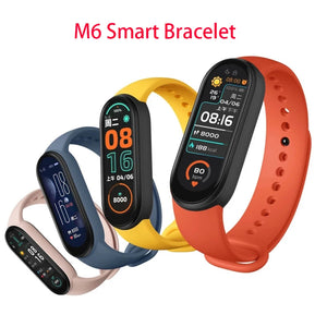 M6 Smartwatch – Advanced Fitness Tracker with Heart Rate, Blood Pressure, and Sleep Monitoring, Waterproof Design