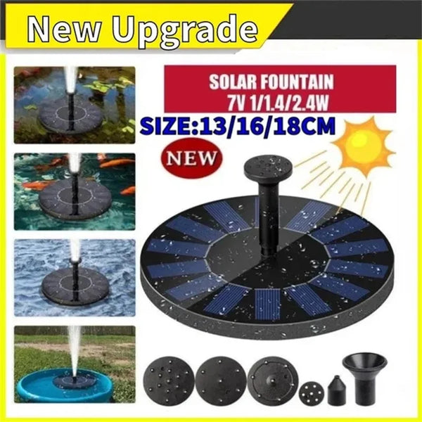 Solar Fountain Pump with LED Lights for Gardens & Ponds – Eco-Friendly & Easy Setup