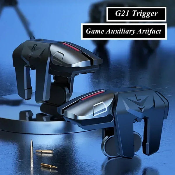 G21 Six-Finger Mobile Gaming Trigger – Universal Controller for PUBG, Fortnite & More