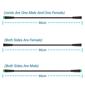 Bafang E-Bike Display Extension Cable - 5-Pin Waterproof Connector for Reliable Connectivity